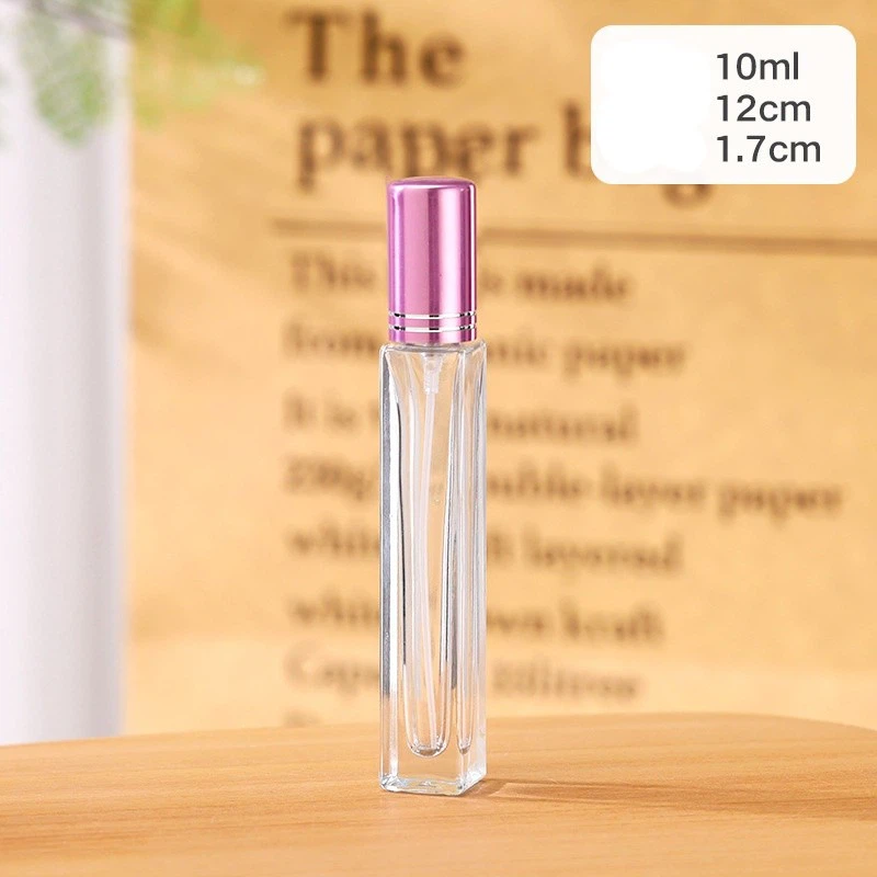 Sunshine Wholesale Custom Logo Color 10ml 15ml Travel Small Capacity Most Cosmetic Glass Spray Bottles With Lid